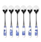 Blue Italian Tesked 6-p