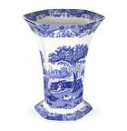 Blue Italian Hexagonal Vas