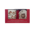 Wrendale Mug And Coaster Set - Family Christmas