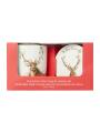 Wrendale Mug And Coaster Set - Deer Santa