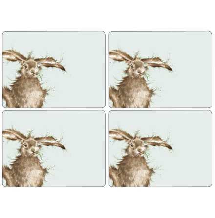 Wrendale Hare Bordsunderlgg 4-pack