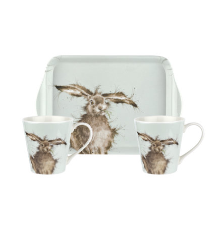 Wrendale Designs Mugg & Brickset Hare 