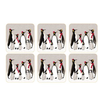 Sara Miller Penguin Glasunderlgg 6-pack