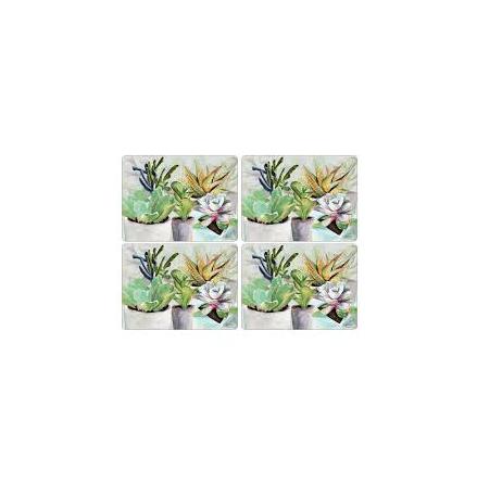 Succulents Bordsunderlgg 4-pack