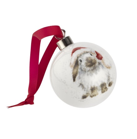 Wrendale Design Christmas Ho Ho Ho (rabbit) 6.6cm 