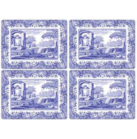 Blue Italian Bordsunderlgg 4-pack