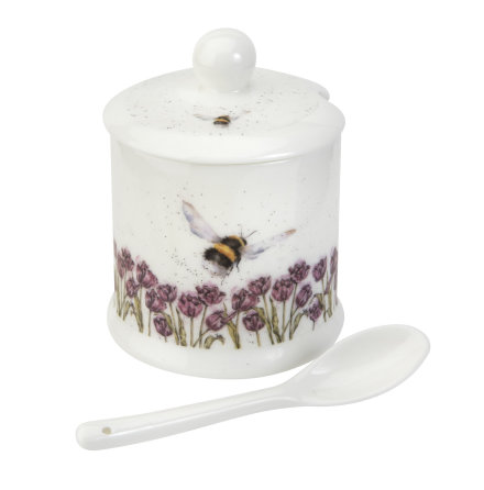 Wrendale Designs Frvaringsburk & Sked - Bumble Bee 0.11L