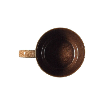 Studio Craft Walnut/Elm Alt Ridged Mug