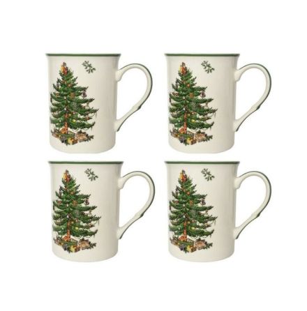 Christmas Tree Mugg 4-pack 0,34L