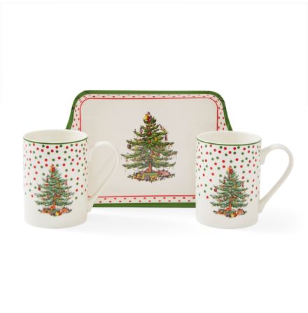 Christmas Tree Mugg och Brickset Polka Dot