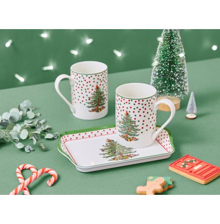 Christmas Tree Mugg och Brickset Polka Dot