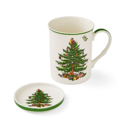 Christmas Tree Mugg & Coaster Set 0,35L