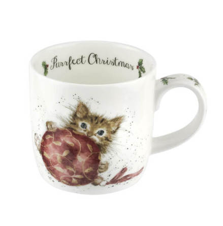 Wrendale Design Mugg  Purrfect Christmas (Kitten) 0.31L