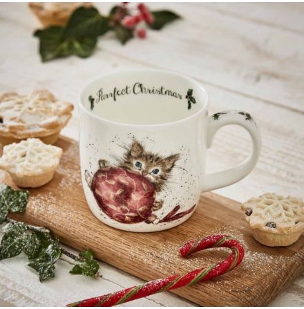 Wrendale Design Mugg  Purrfect Christmas (Kitten) 0.31L