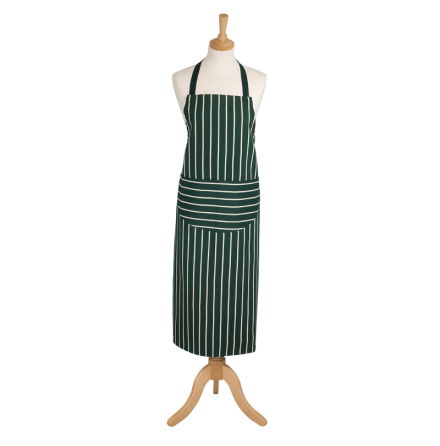 Butchers Stripe Lngt Frklde Racing Green