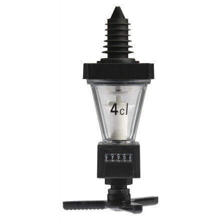 Mttad Hllpip med rknare Standard 4 cl