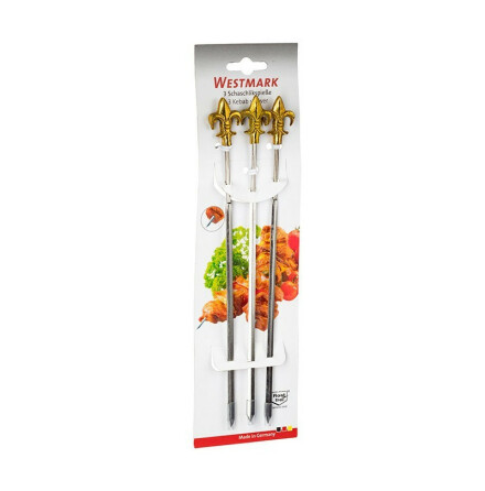 Shish Kebab Grillspett "Lilie" 23cm 3-pack