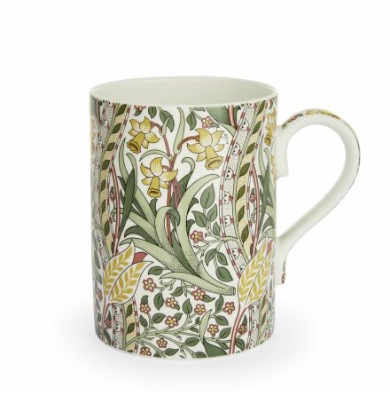 Morris & Co  Daffodil / Bayleaf Madder Mugg 35cl