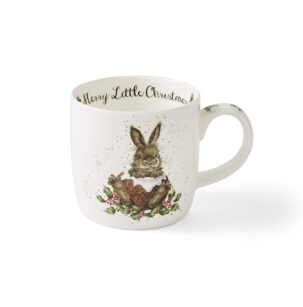 Wrendale Design  Merry Little Christmas Mugg (Bunny)0.31L