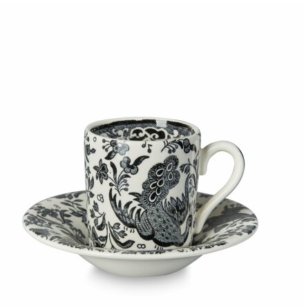 Black Regal Peacock Fat till Espressokopp 11,5cm