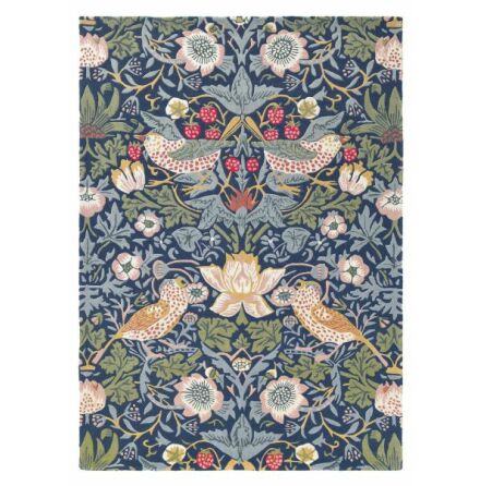 Morris & Co Matta Strawberry-Thief-Indigo 140x200cm