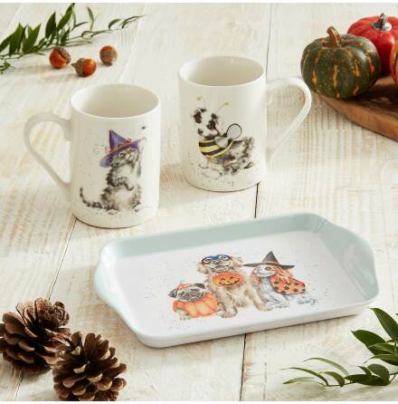 Wrendale Designs Mugg & Brick Set Cats & Dogs