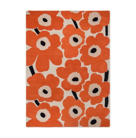 Marimekko Unikko Orange Red 140x200cm