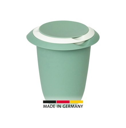 Blandningsskl Med Lock 1L, Mint Green/ White