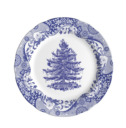 Blue Italian Christmas Tallrik 27cm