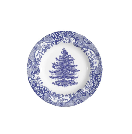 Blue Italian Christmas Tallrik 20cm