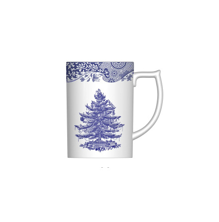 Blue Italian Christmas Mugg 35cl