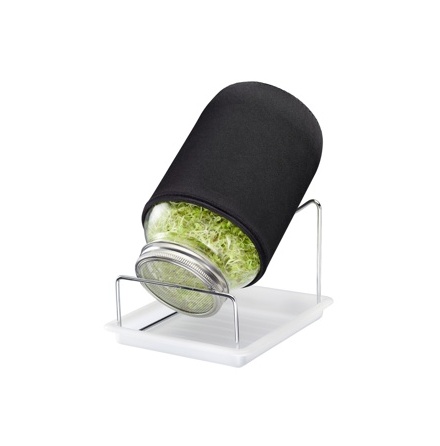 Sprouting Jar Kit  groddburk 2000 ml med stll och lock