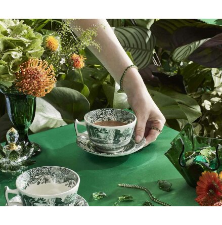 Heritage Green Italian Frukostkopp & Fat 0,28L