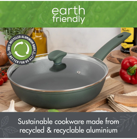 Earth Friendly Sauteuse Med Lock 28 cm