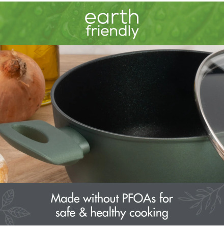 Earth Friendly Gryta Med Lock 4,4L, 24cm