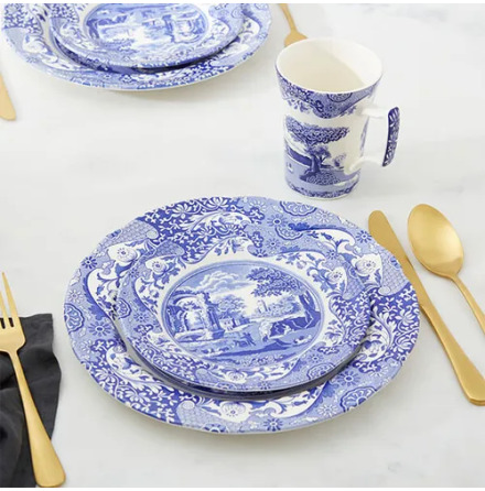 Blue Italian 12 Delar Set