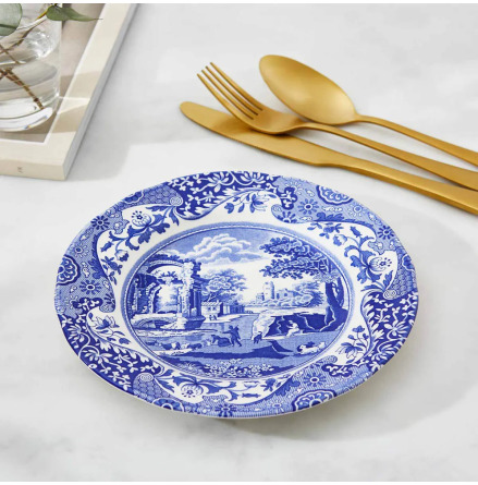 Blue Italian Tallrik 20cm
