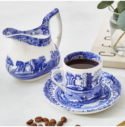 Blue Italian Kopp & Fat Espresso  9cl
