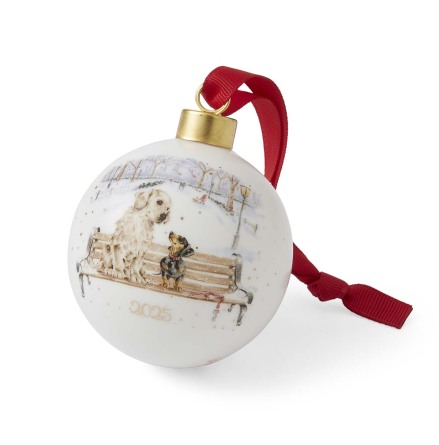 Wrendale Design Julgranskula - Winter Walks 6.6cm