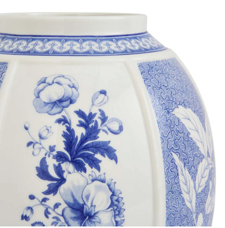 Blue Italian Vas British Flowers 25.5cm