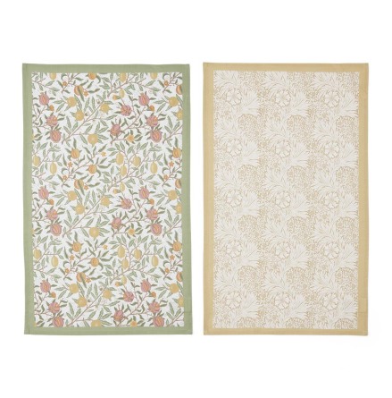 Morris & Co Kökshandduk Fruits & Marigold 45cm x 74cm 2-pack