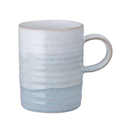 Kiln Accents Light Blue Ridged Mugg 37cl