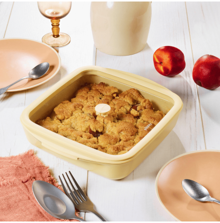 Ugnsform Fyrkantig Med Lock Egg Shell 1,6L