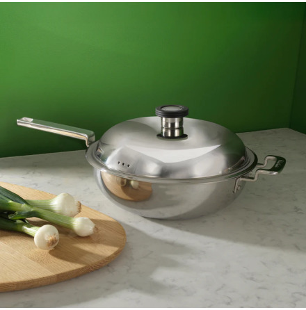 316 Series Cookware Wok Med Lock 28cm