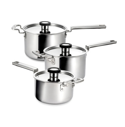316 Series Cookware 3-delars kastrullset 16 cm, 18 cm och 20 cm