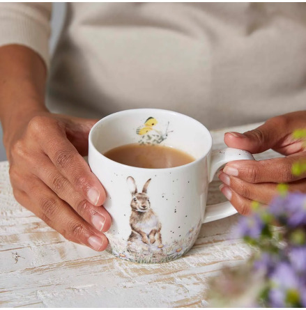 Mugg Wrendale Design Fresh as a Daisy (Hare) 31cl
