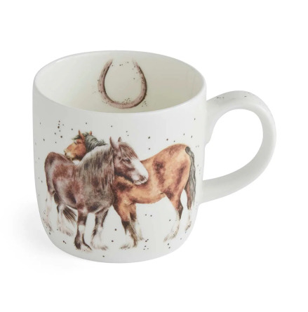 Mugg Wrendale Design Side by Side (Horse) 31cl