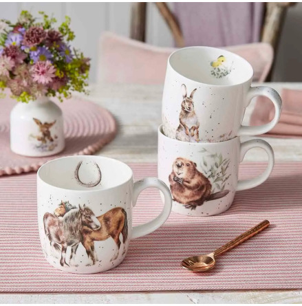 Mugg Wrendale Design Side by Side (Horse) 31cl