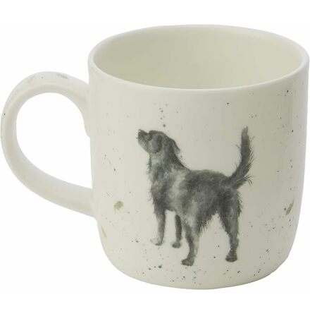 Wrendale Design Mugg Walkies - Black Lab 31cl