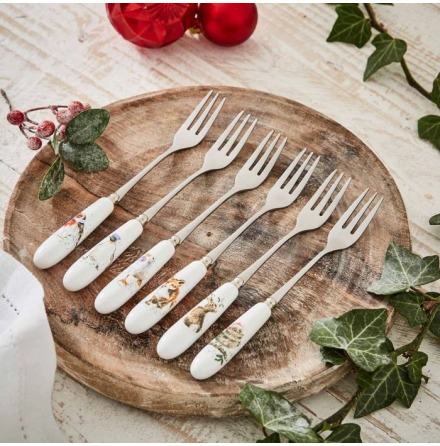Wrendale Designs Dessertgaffel 6-delar